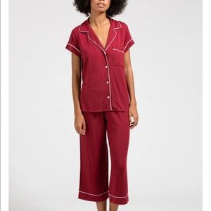 NEVER WORN Eberjay Gisele Short Sleeve Cropped PJ Set